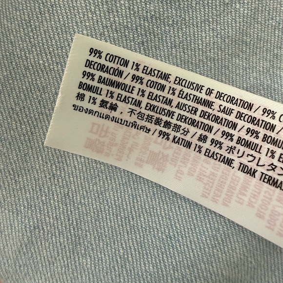 Disney Two-Tone Blue Jean Jacket with Mickey Accents - Picture 8 of 8